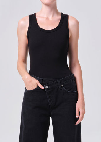 Poppy Tank in Black