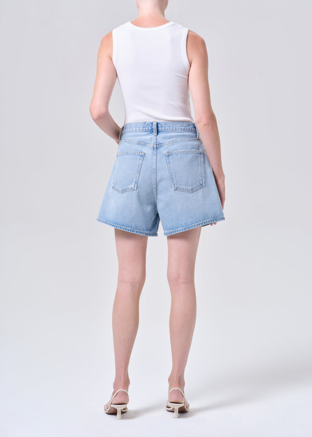 Rhoda Pleated A-Line Short in Raft