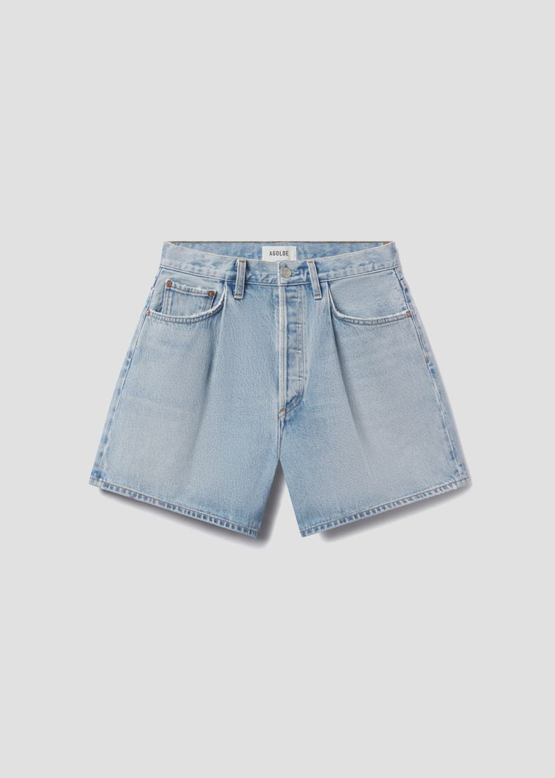 Rhoda Pleated A-Line Short in Raft