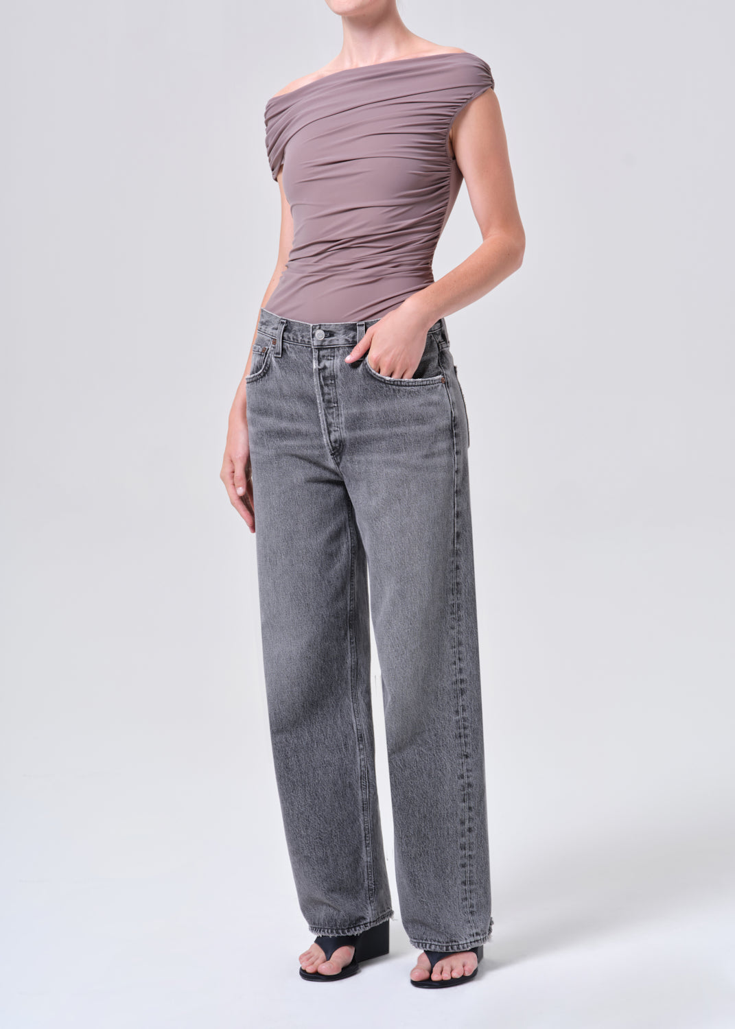 Sherilyn Bodysuit in Taupe