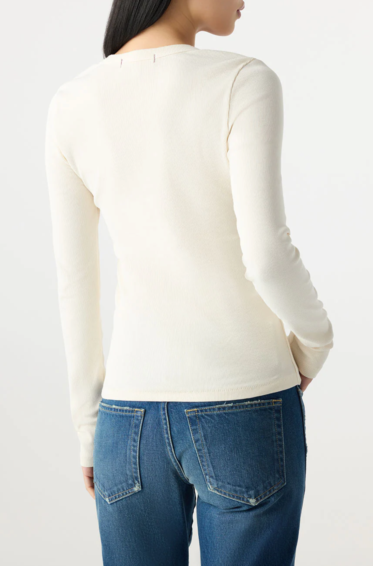 Angelina Long Sleeve in Bone