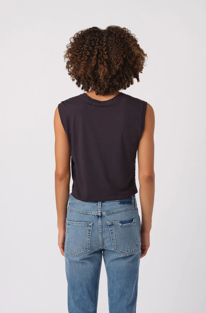 Sleeveless Babe Tee in Vintage Black