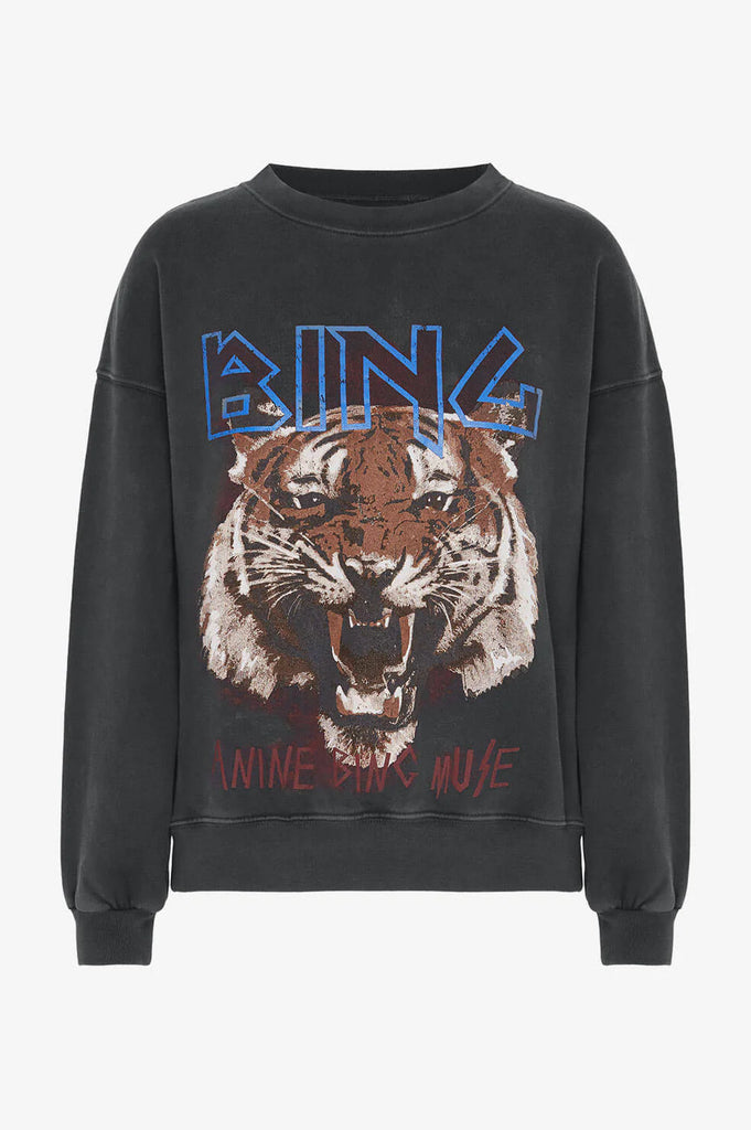 Tiger Sweatshirt in Black