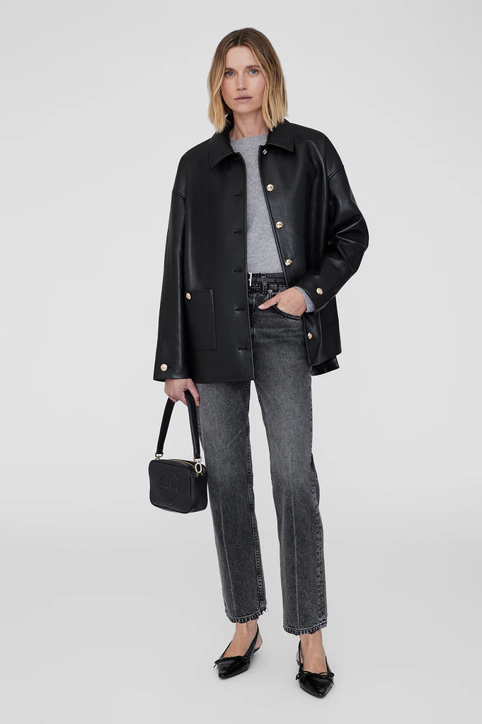 Lili Bag in Black Pebbled