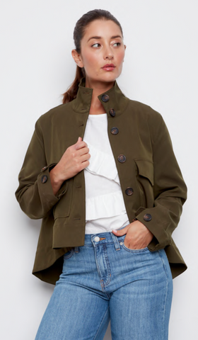 Celine Jacket in Dark Olive