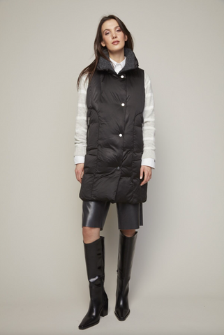 Padma Down Vest in Black