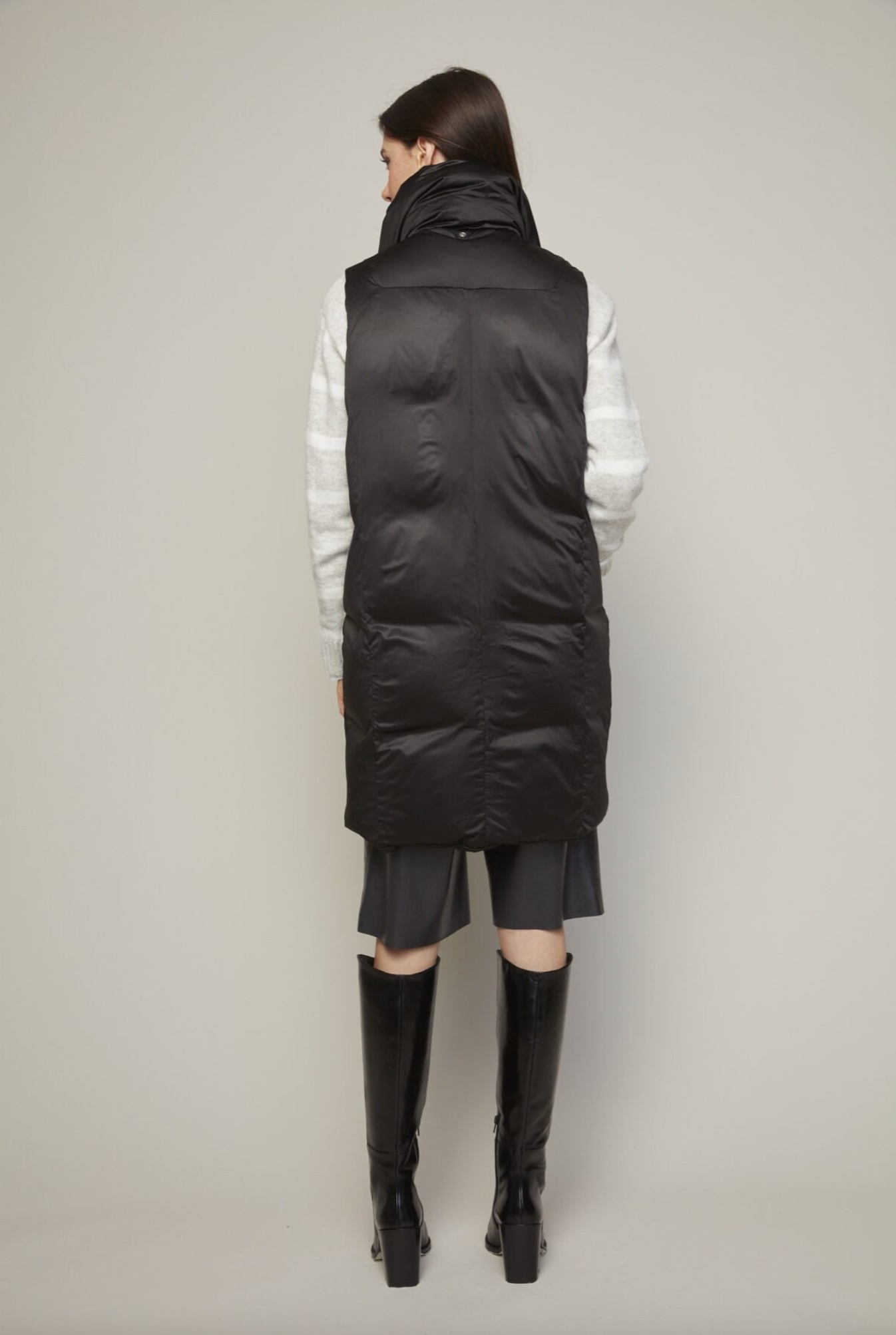 Padma Down Vest in Black