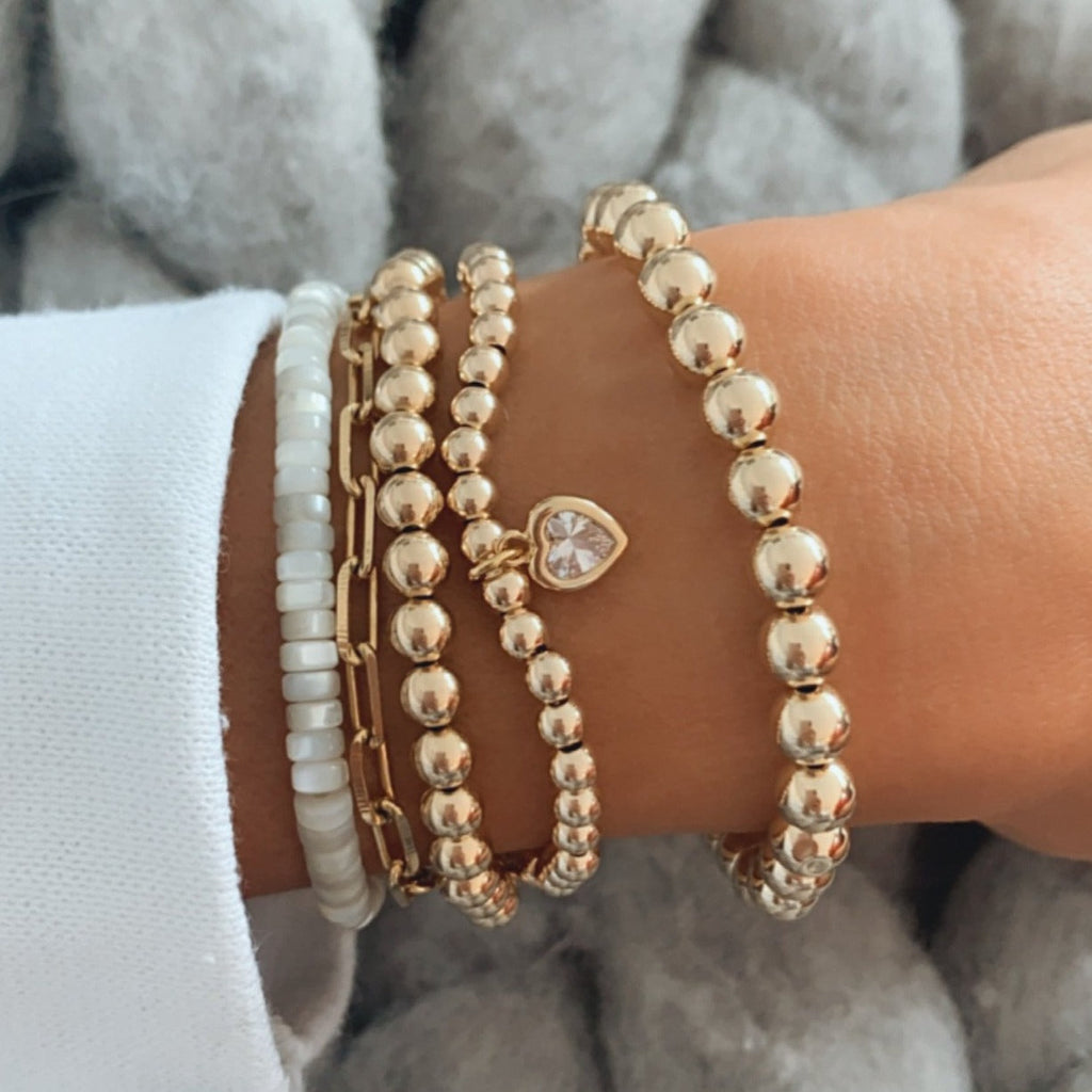 All My Heart Bracelet in Gold | 7.5"