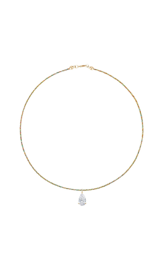 Believe Necklace White in Gold | 16"