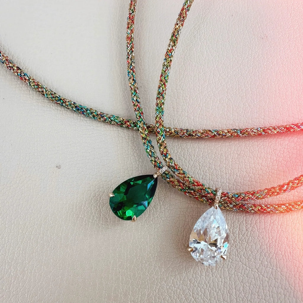 Believe Necklace White in Gold | 16"