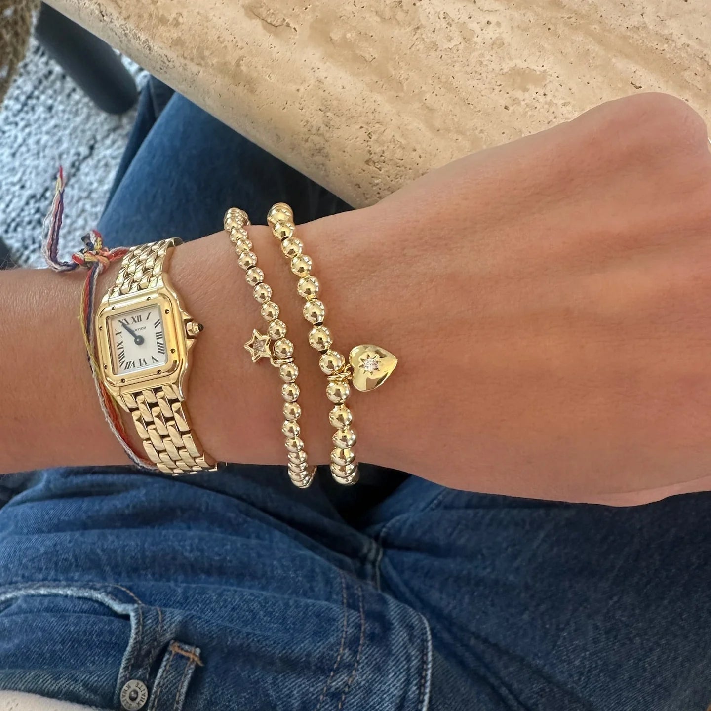 Celestial Love Bracelet in Gold | 6.5"