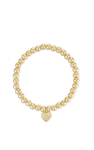Celestial Love Bracelet in Gold | 7.5"
