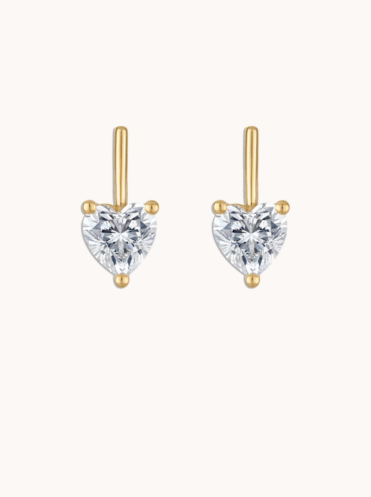 Linea Love Stud in Gold | Small