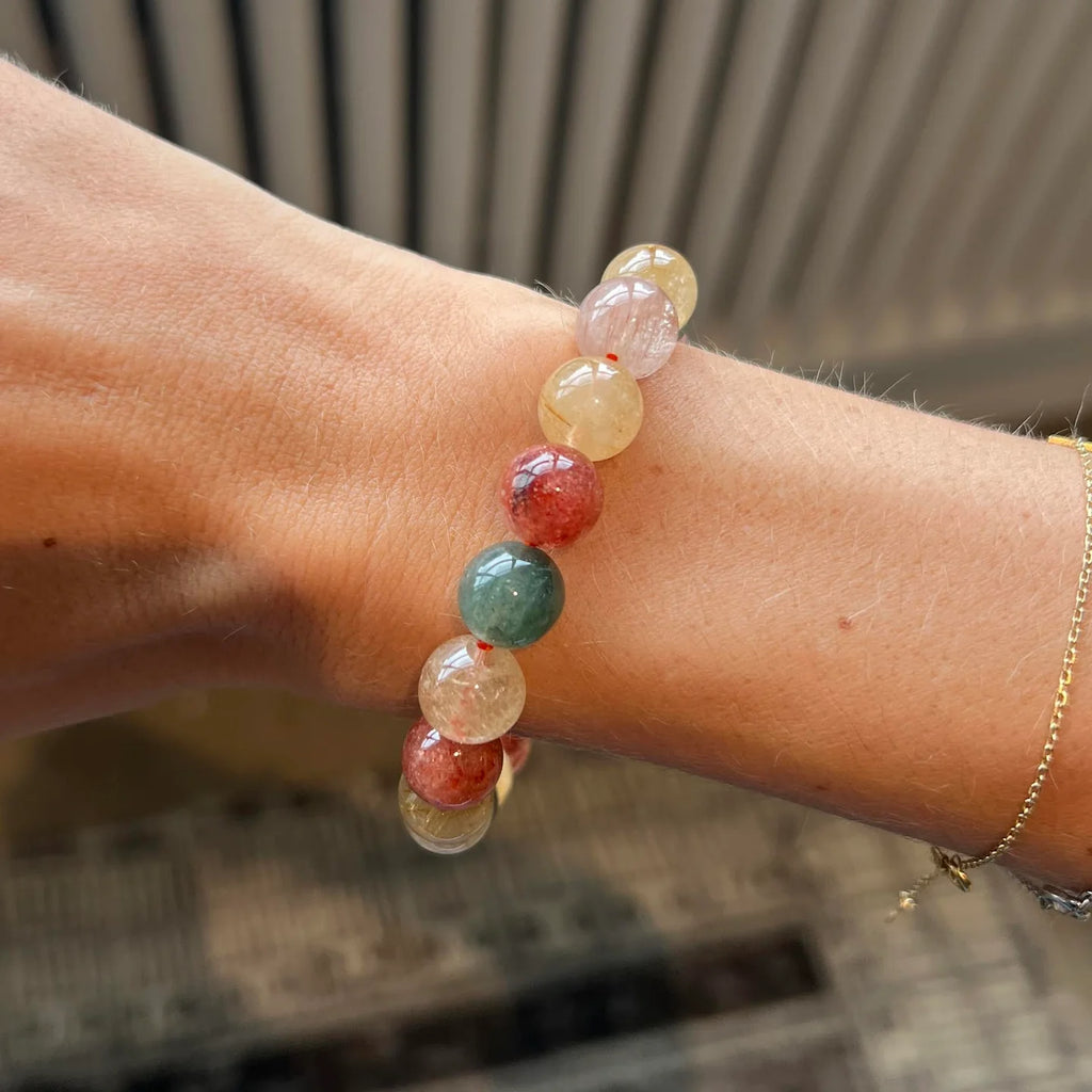 Natural Beaded Bracelet | 6.5"