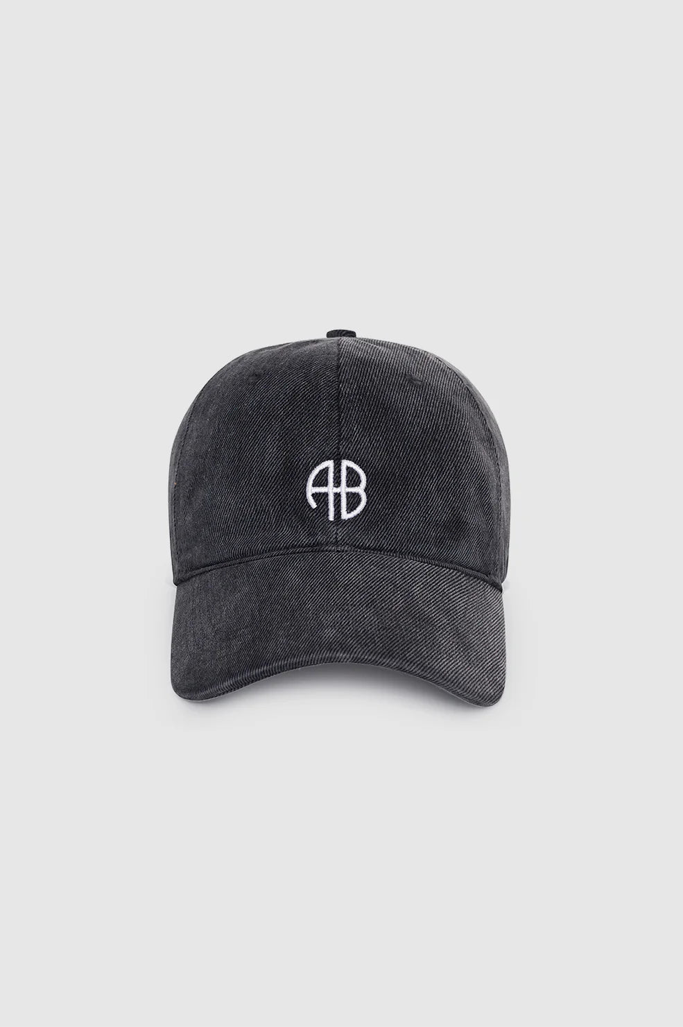 Jeremy Baseball Cap in Washed Smoke Grey