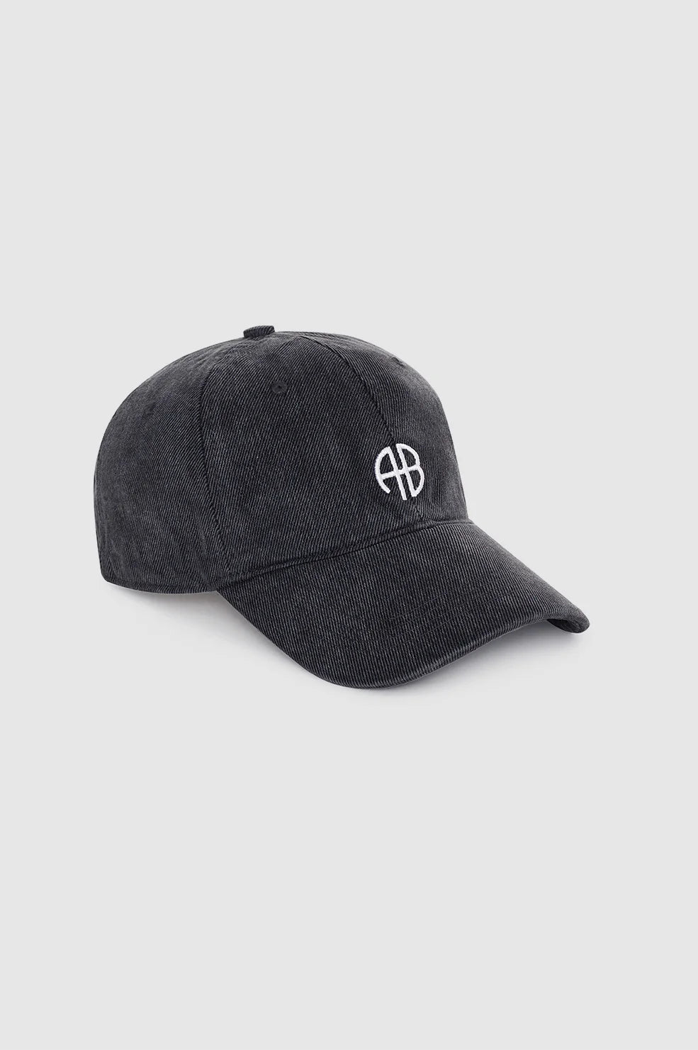 Jeremy Baseball Cap in Washed Smoke Grey