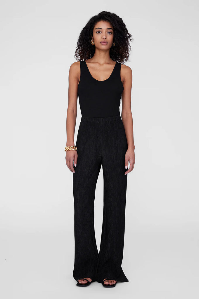 Aden Pant in Black Crinkle