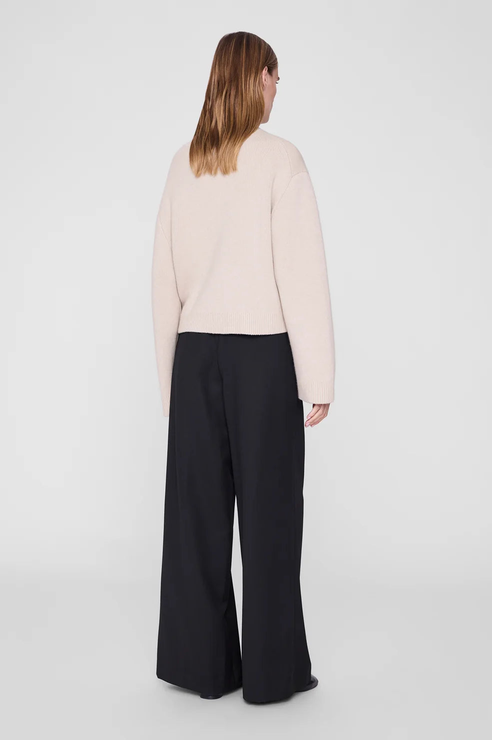 Alma Turtleneck Sweater in Beige