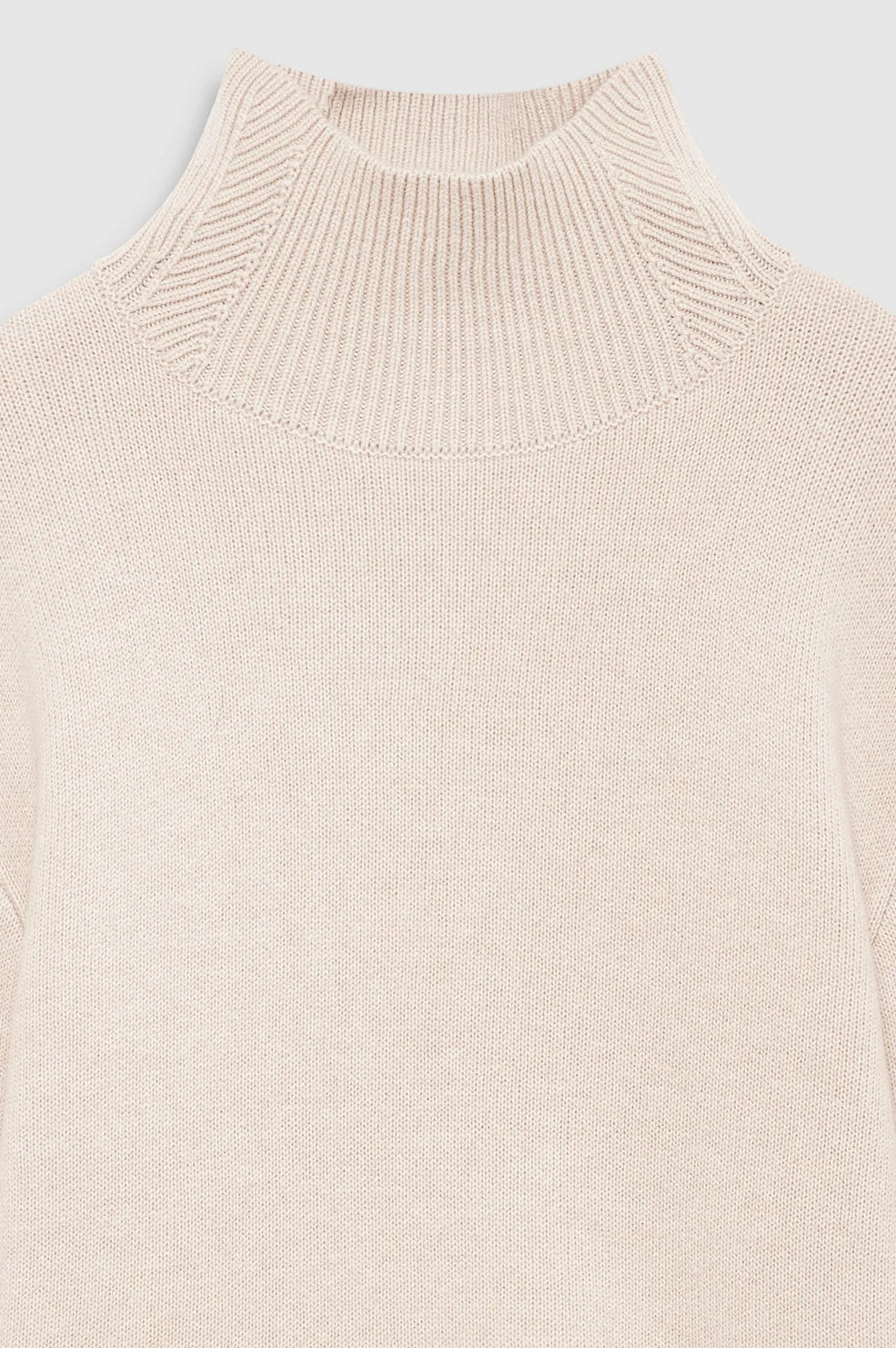 Alma Turtleneck Sweater in Beige