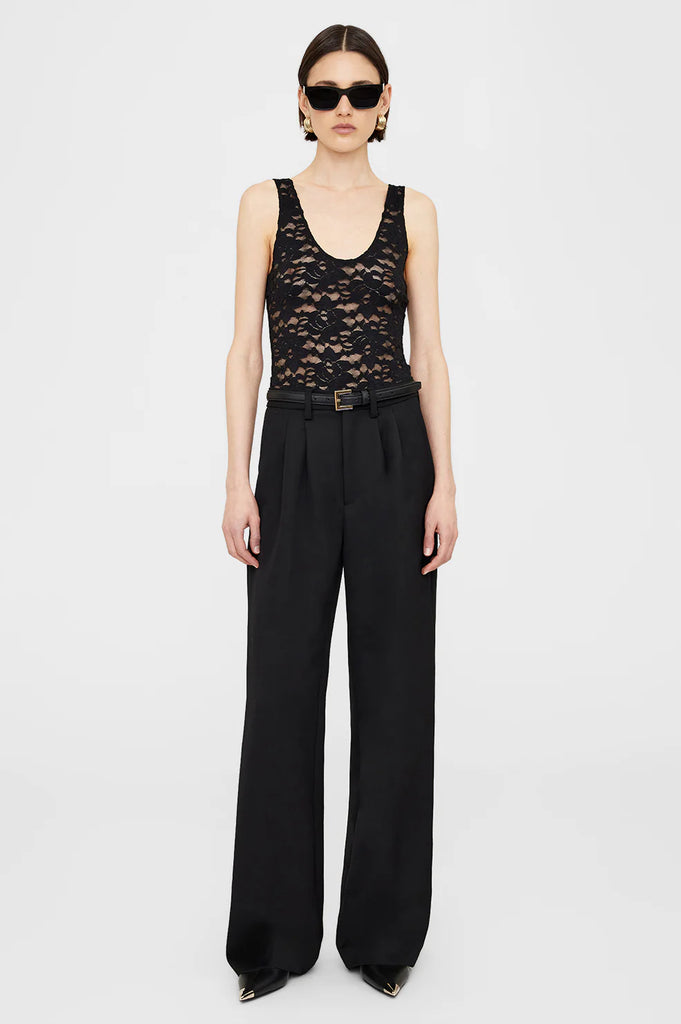 Alysha Bodysuit in Black Floral