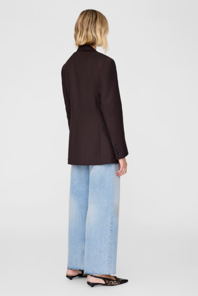 Aretha Blazer in Deep Brown