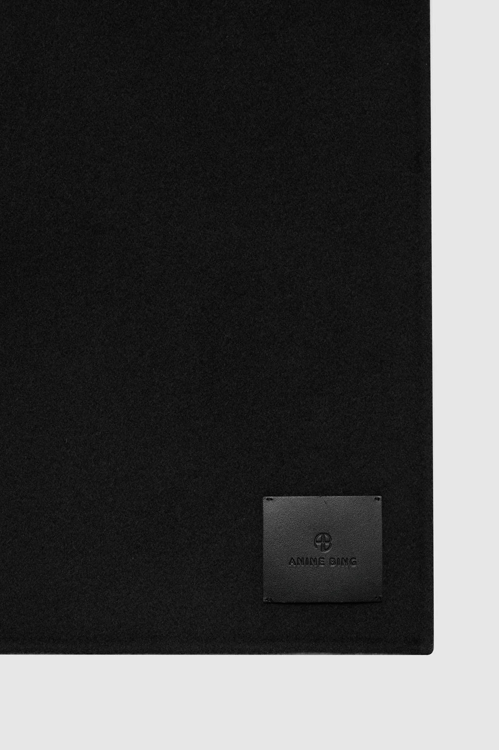 Ava Scarf in Black Cashmere Blend