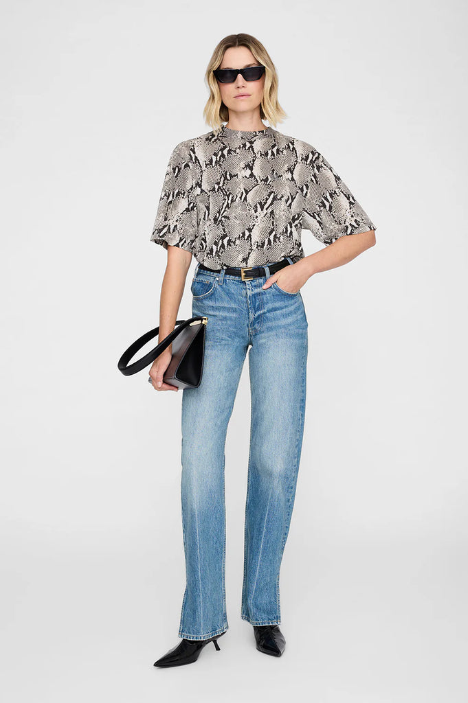 Avi Tee in Washed Python