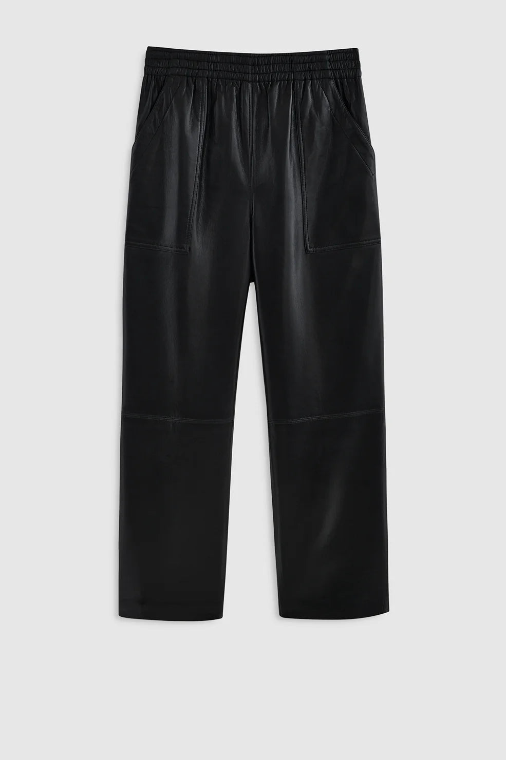Billy Pant in Black Recycled Leather