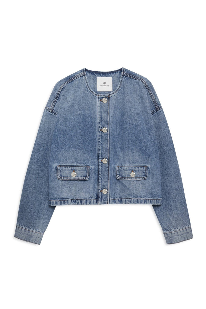 Blanche Jacket in Caspian Blue