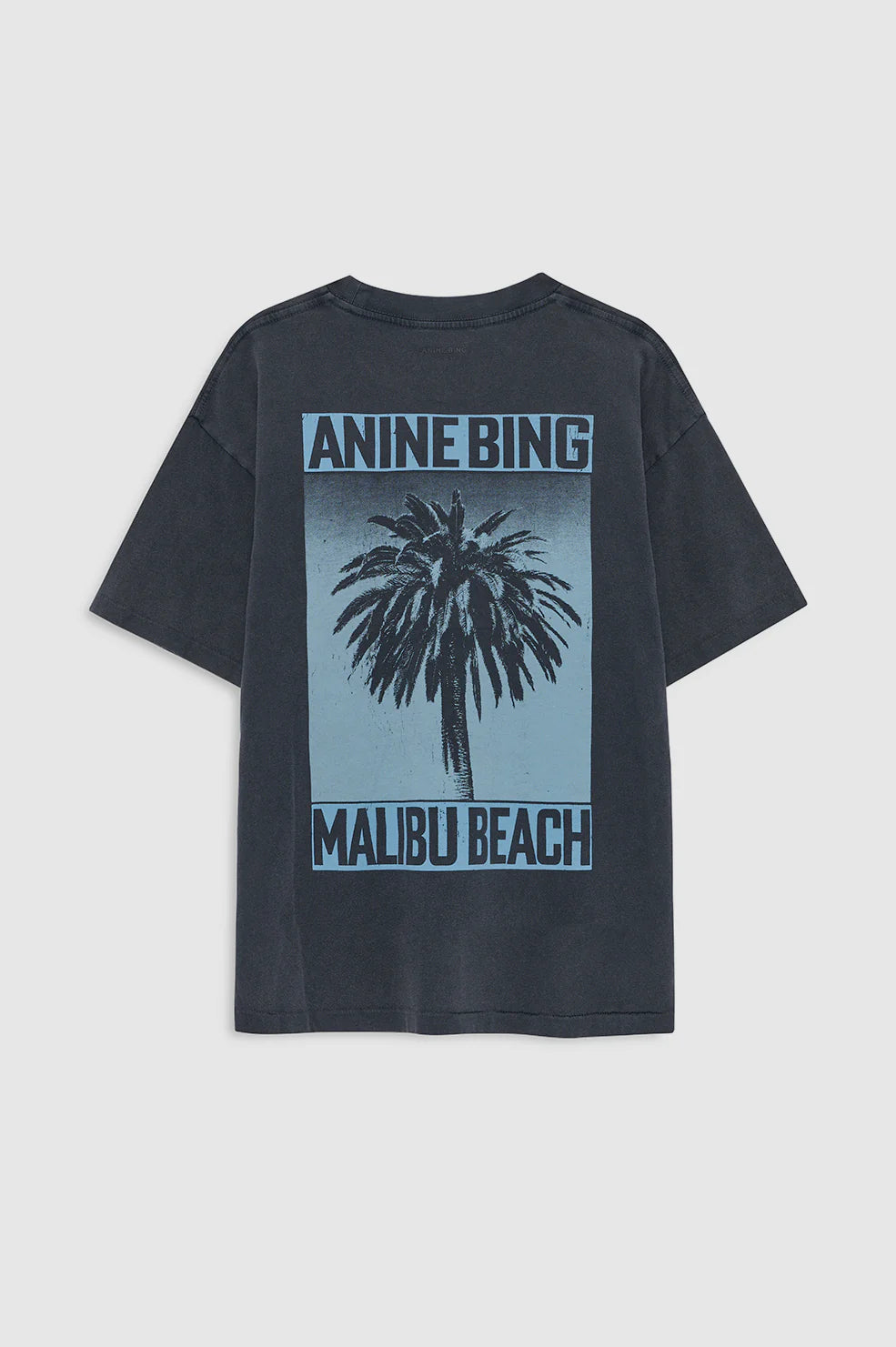 Cade Tee Palm in Washed Black