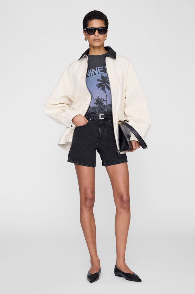 Cade Tee Palms in Washed Grey