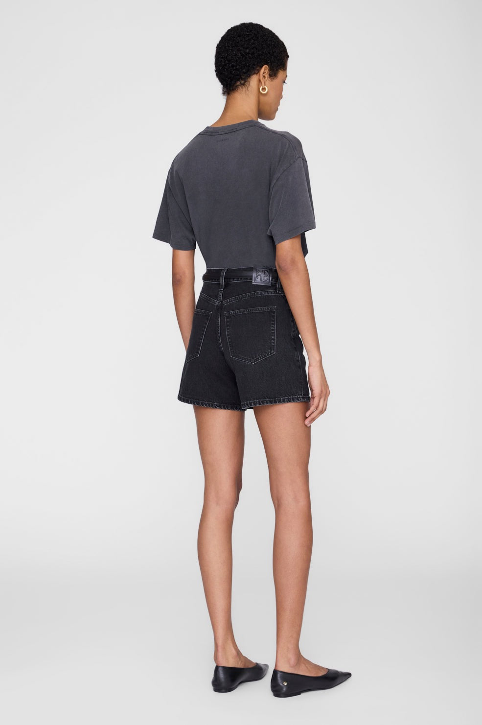 Cade Tee Palms in Washed Grey