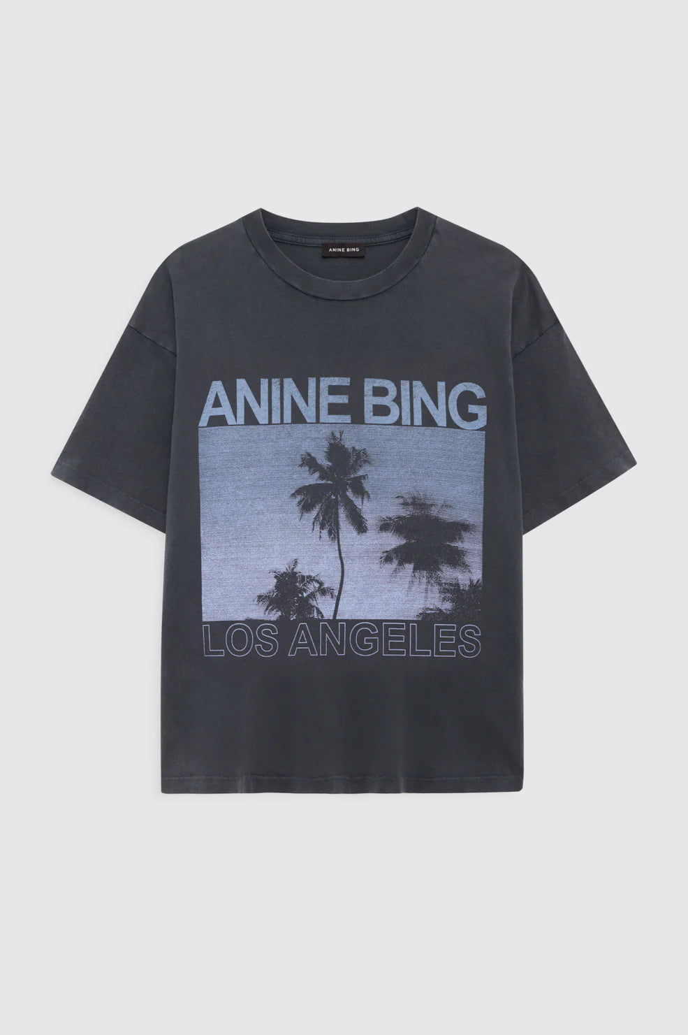 Cade Tee Palms in Washed Grey