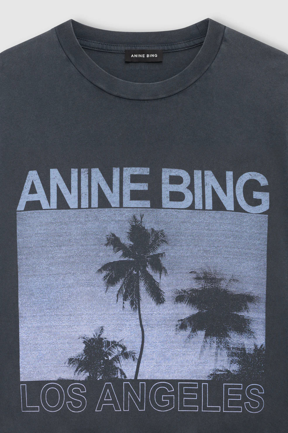 Cade Tee Palms in Washed Grey