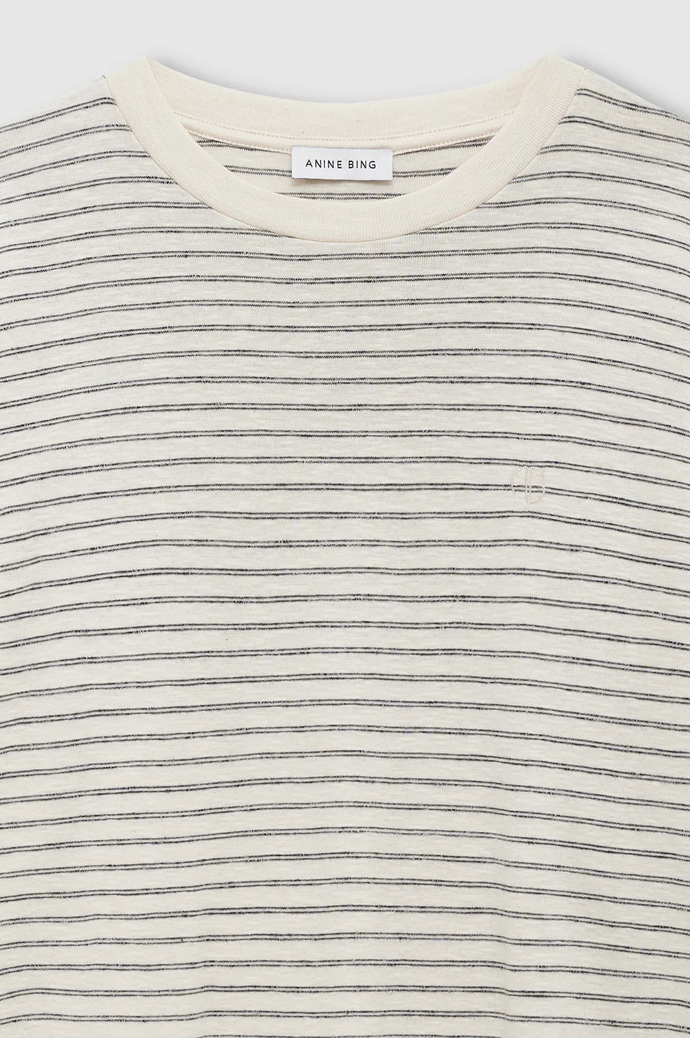 Cade Tee in Black Stripe