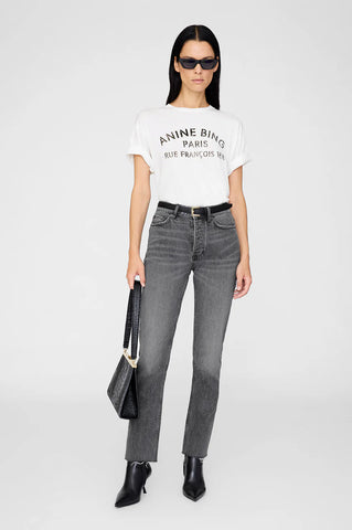 Cohen Tee Paris Stencil in Ivory