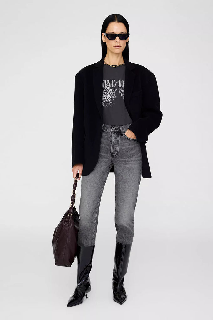 Cohen Tee in Washed Black