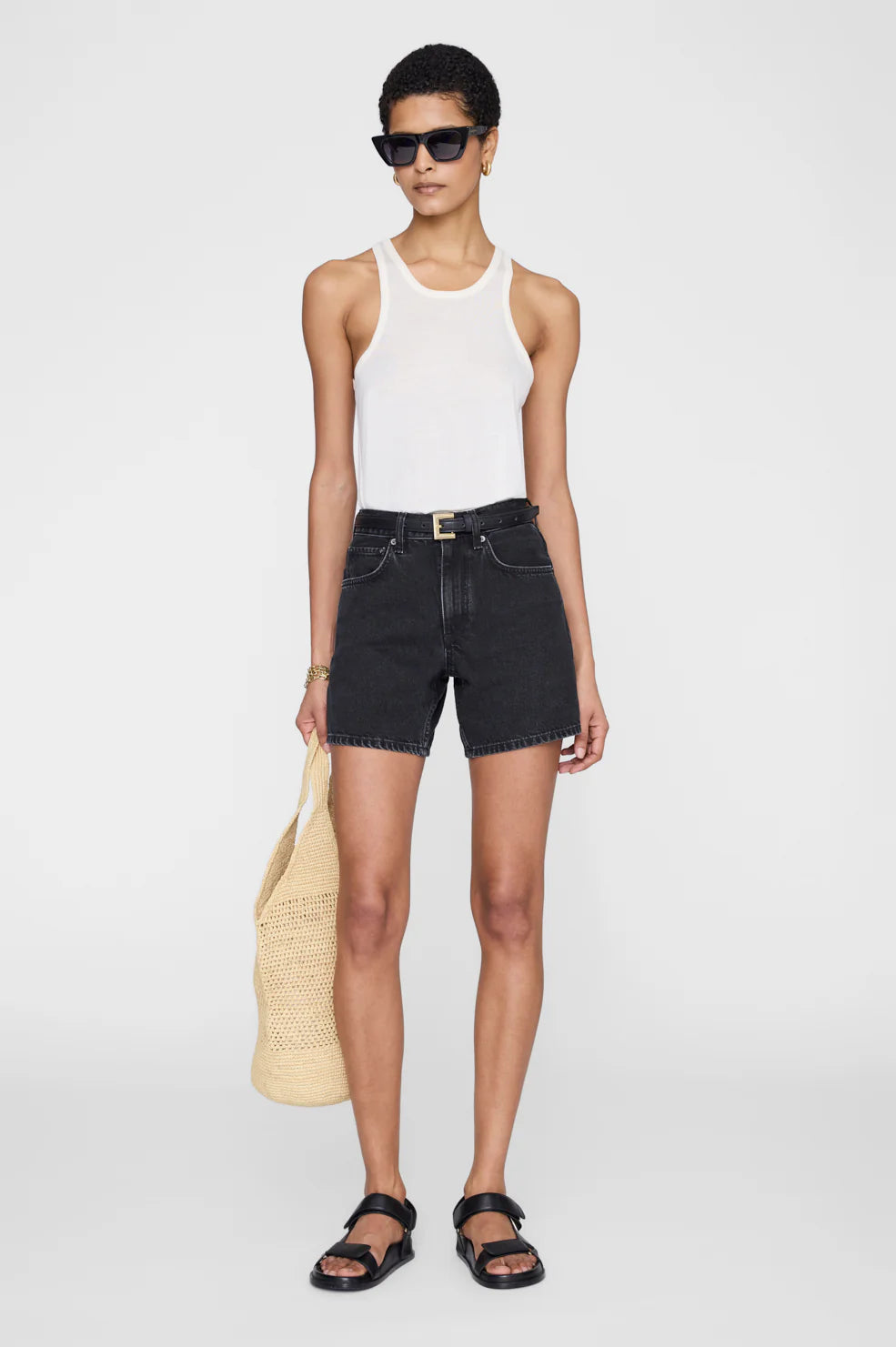 Delaney Short in Vintage Black