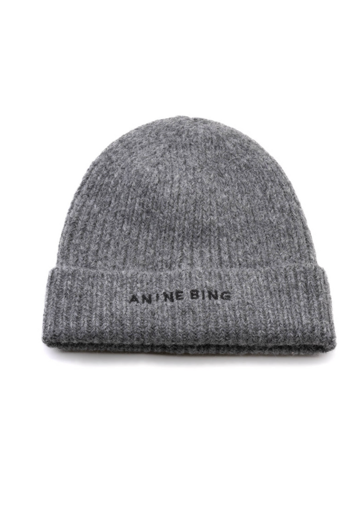Elia Beanie in Heather Charcoal