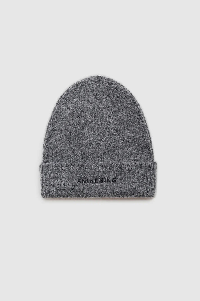 Elia Beanie in Heather Charcoal