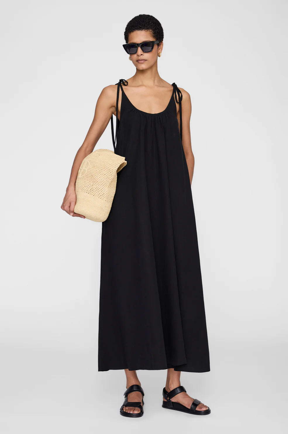 Flora Dress in Black