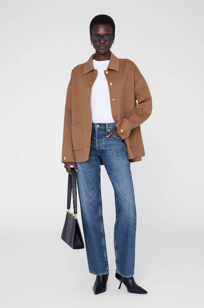 Gavin Long Jean in Mosaic Blue