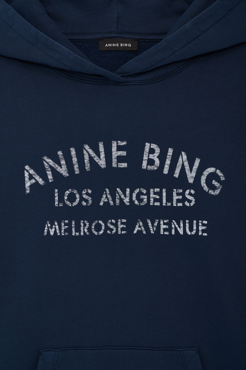 Harvey Sweatshirt Melrose Stencil in Navy