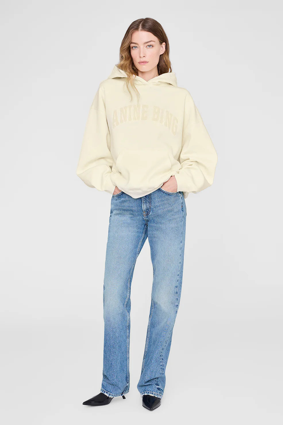 Harvey Sweatshirt in Washed Cream