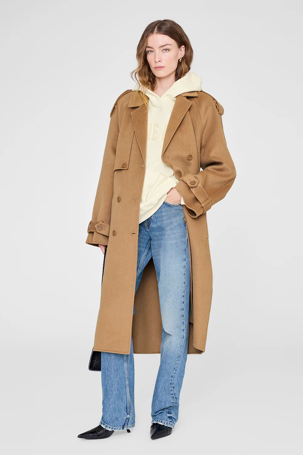 Harvey Sweatshirt in Washed Cream