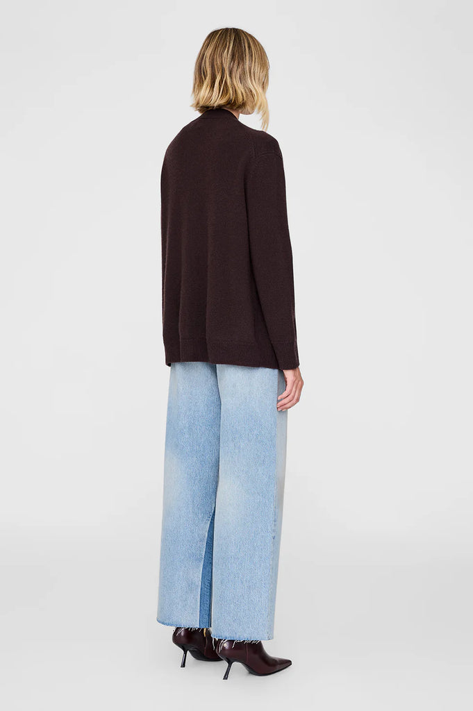 Jackson Cardigan in Deep Brown