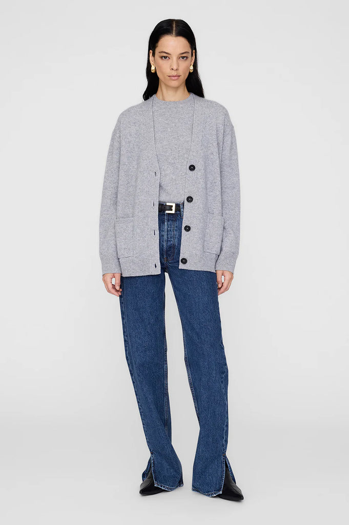 Jackson Cardigan in Medium Heather Grey