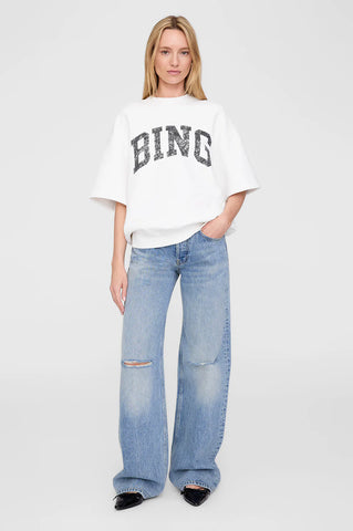 Jay Sweatshirt Bing in Off White