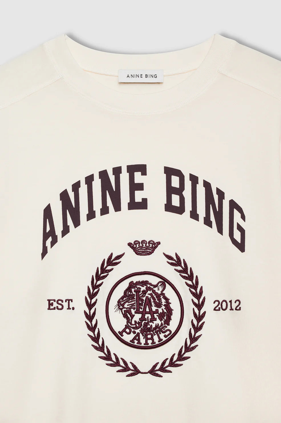Jaylin Tee Collegiate in Cream