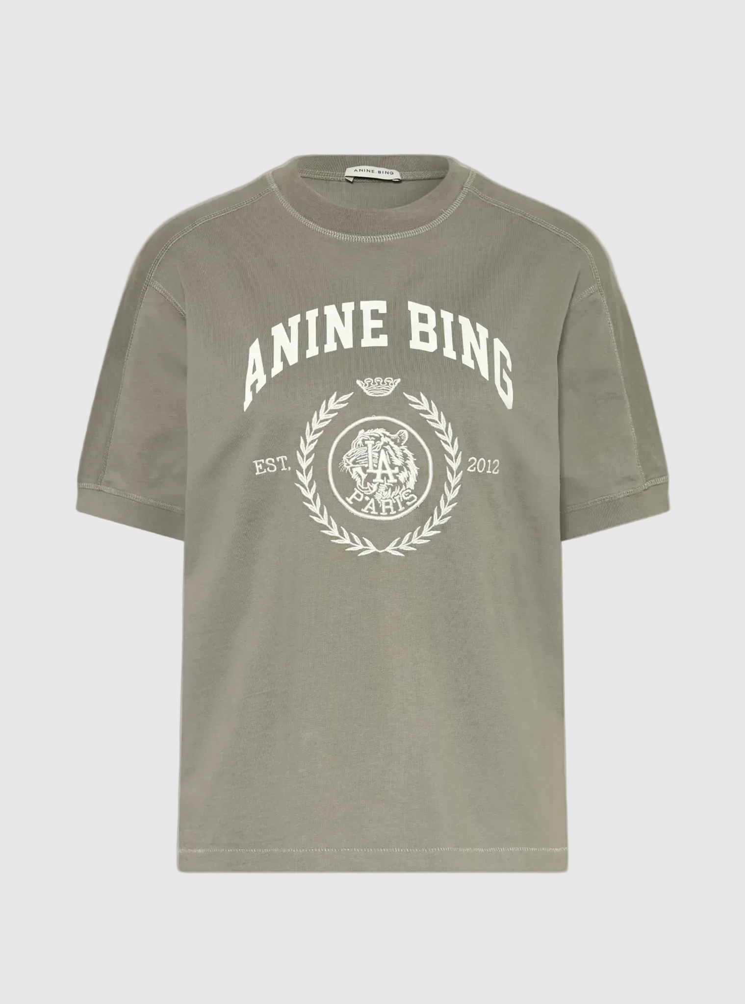 Jaylin Tee Collegiate in Washed Sage